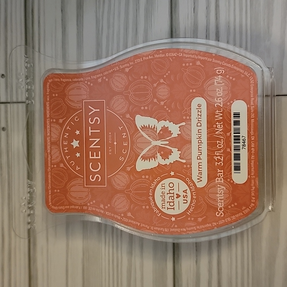 Scentsy Bar in Warm Pumpkin Drizzle